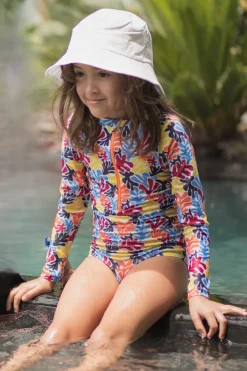 Maillot de bain une pièce anti-UV - Flores