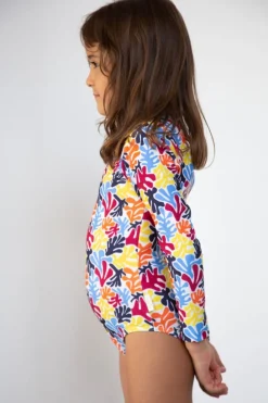 Maillot de bain une pièce anti-UV - Flores